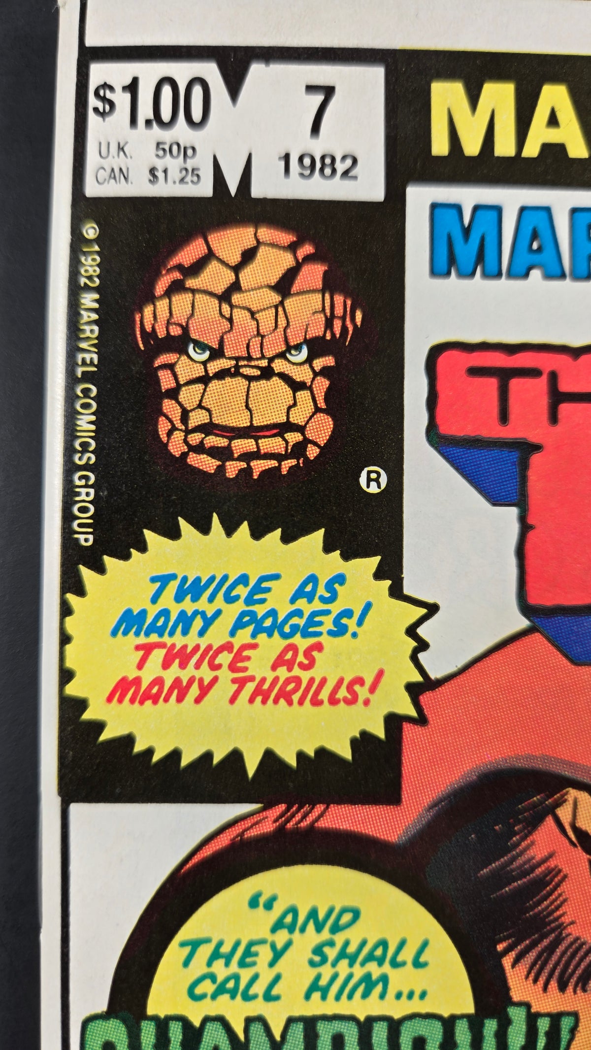 Marvel Two-In-One Annual #7 (Marvel Comics 1982) VF/NM