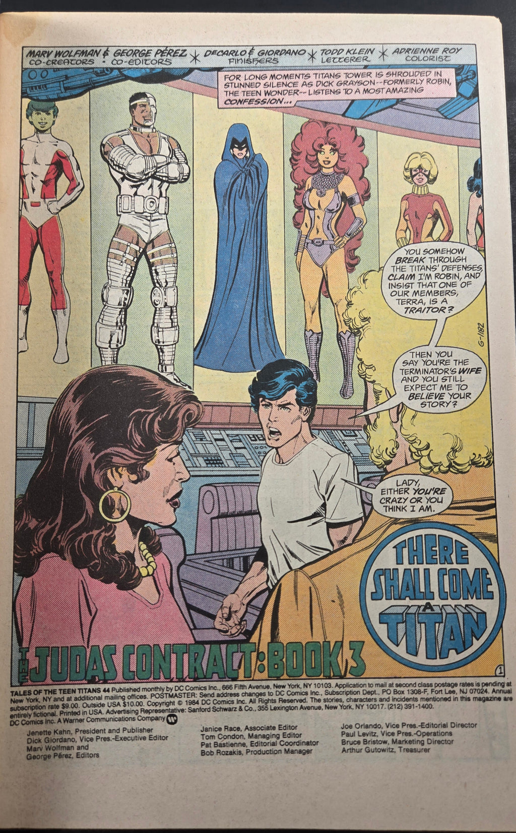 Tales of the Teen Titans #44 (DC Comics July 1984