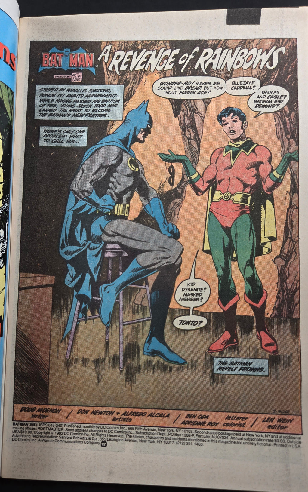 Batman #368 (DC Comics February 1984)NM-