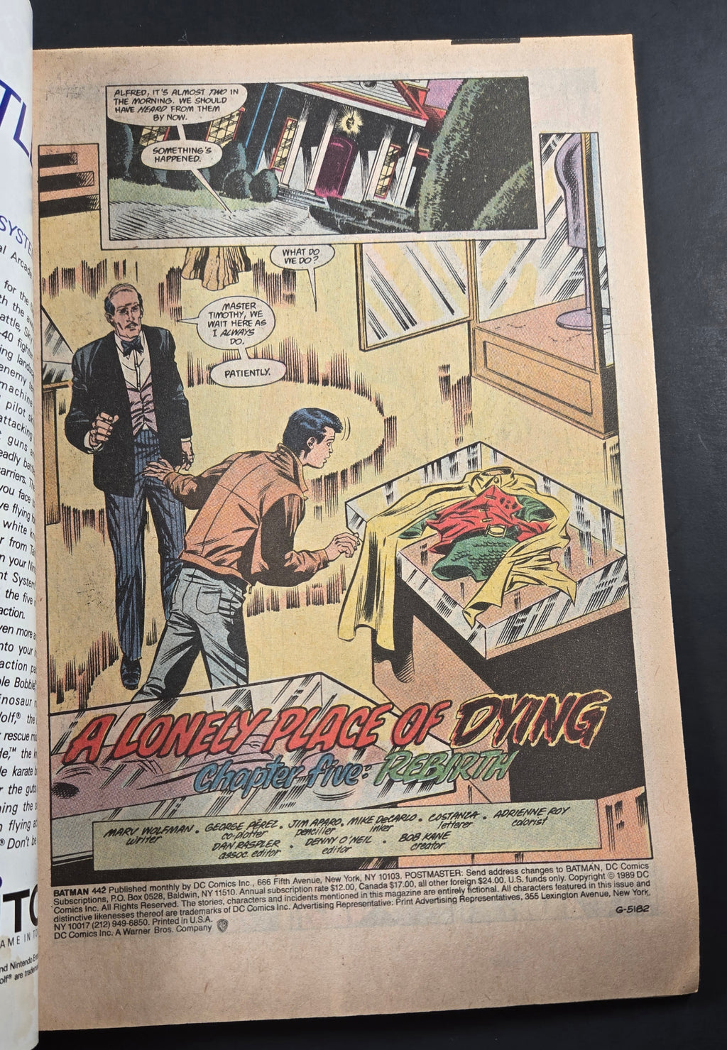 Batman #442 (DC Comics December 1989)