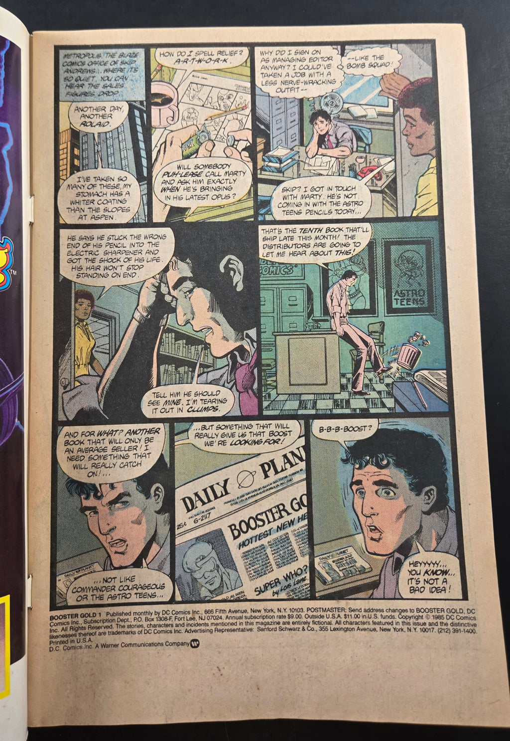 Booster Gold #1 (DC Comics February 1986)