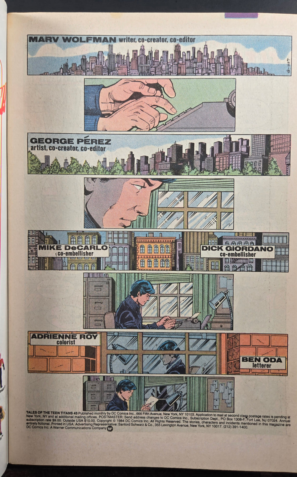 Tales of the Teen Titans #43 (DC Comics June 1984)