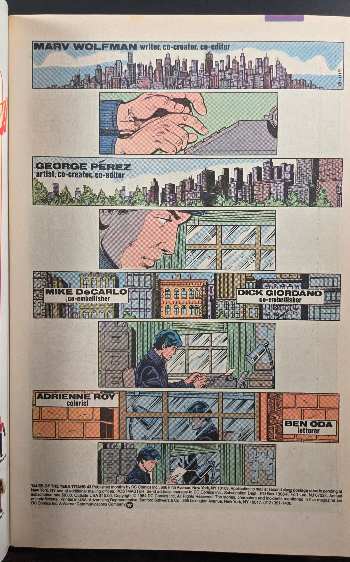 Tales of the Teen Titans #43 (DC Comics June 1984)