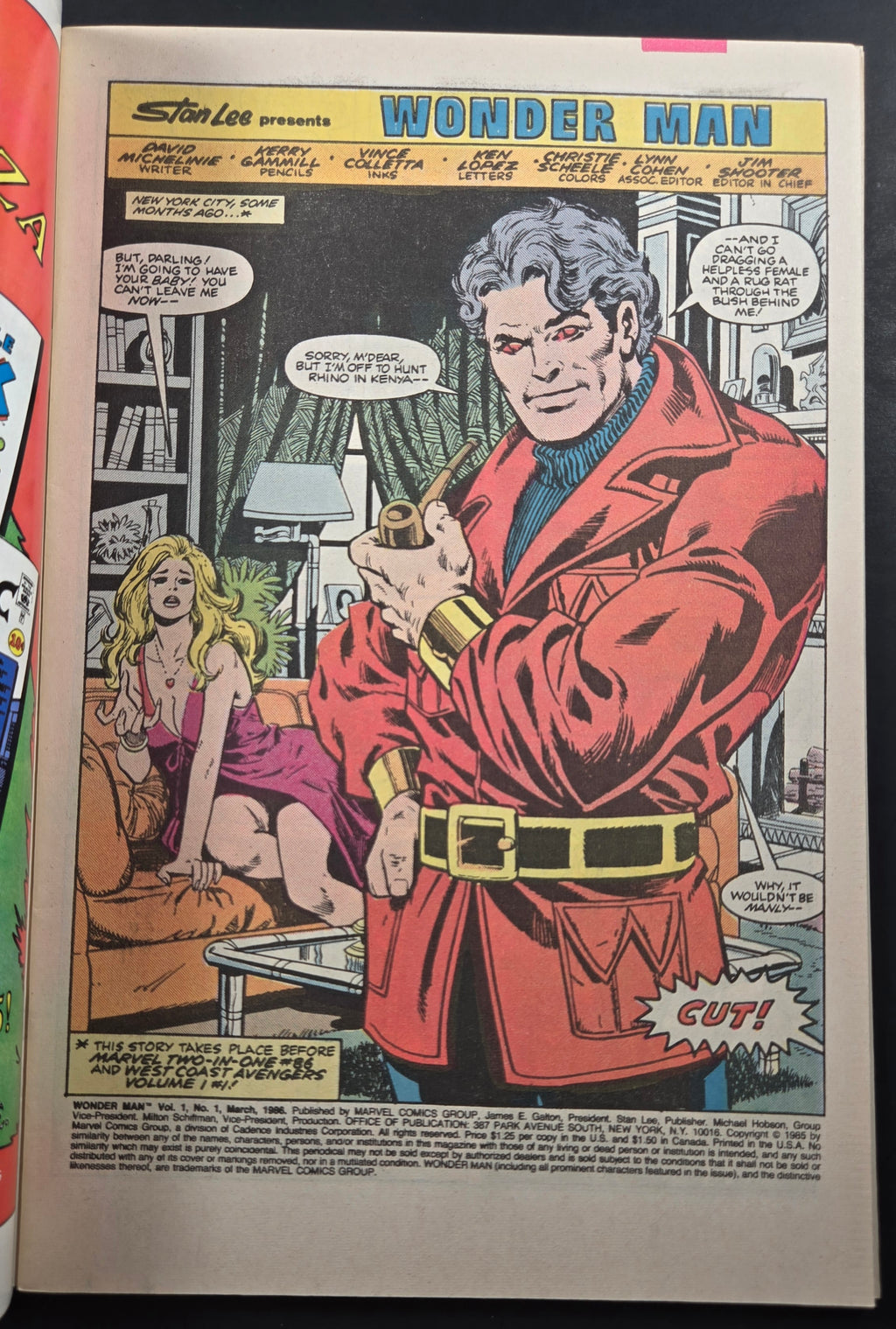Wonder Man #1 (Marvel Comics March 1986)